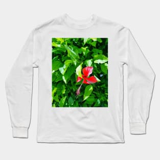 Red flower Long Sleeve T-Shirt